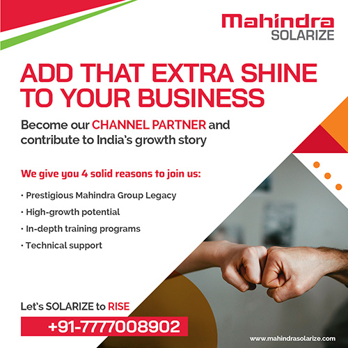 Harnessing the power of our sun - Mahindra Solarize